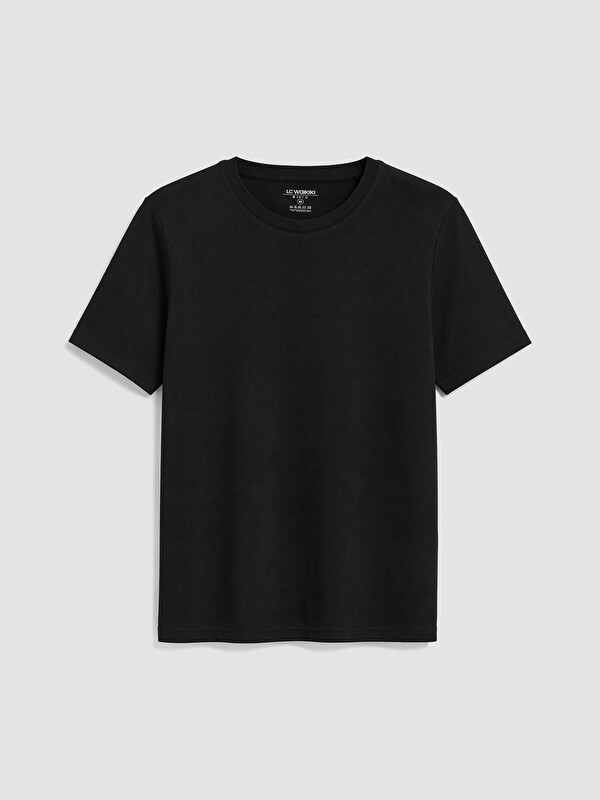 LCWAIKIKI Classic Slim Fit Bisiklet Yaka Erkek Tişört