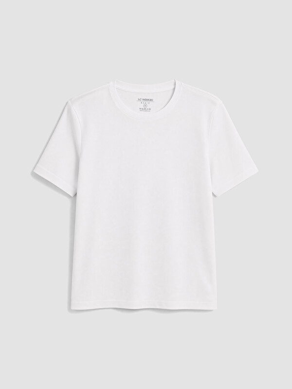 LCWAIKIKI Classic Slim Fit Bisiklet Yaka Erkek Tişört
