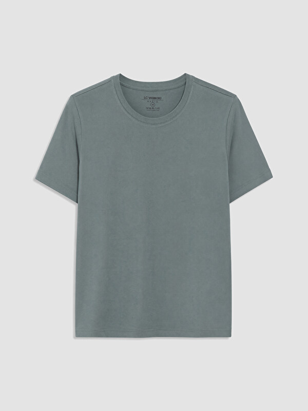 LCWAIKIKI Classic Slim Fit Bisiklet Yaka Erkek Tişört