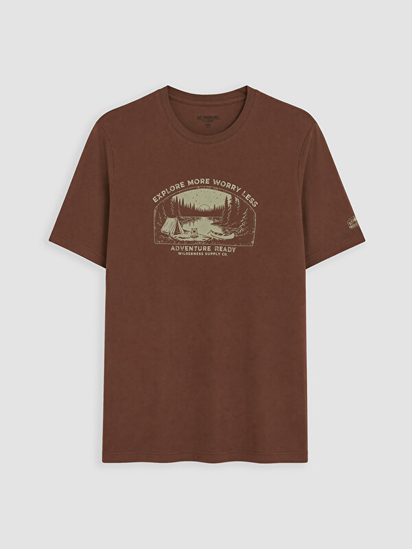 LCWAIKIKI Classic Crew Neck Printed Men's T-Shirt