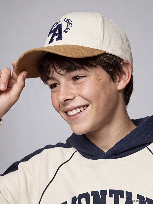 LCW ACCESSORIES Los Angeles Embroidered Boys' Cap