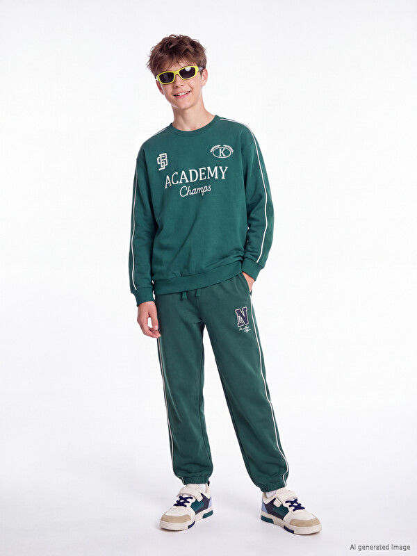 LCW Kids Printed Boys' Jogger Sweatpants