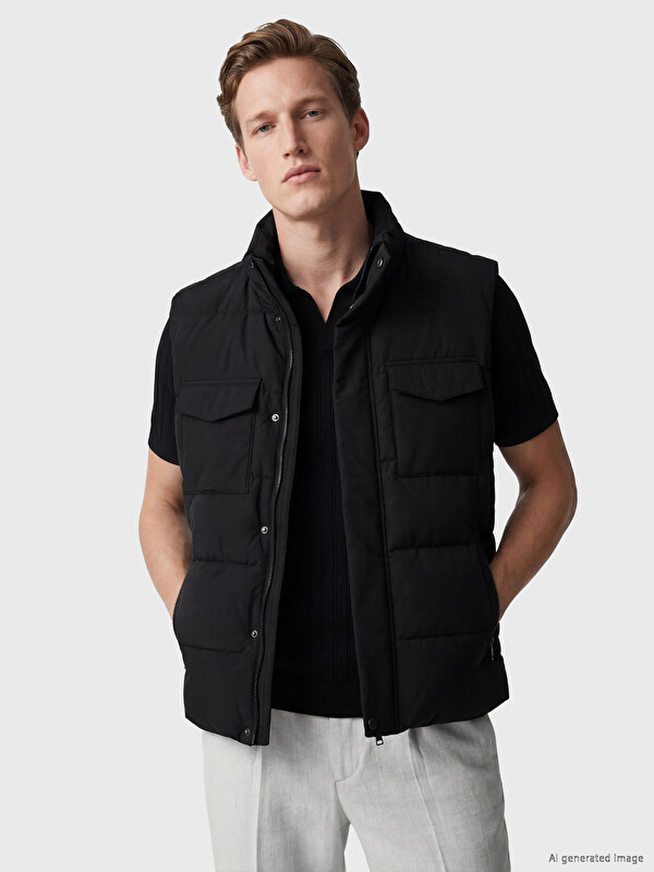 SOUTHBLUE Regular Fit Dik Yaka Erkek Şişme Yelek