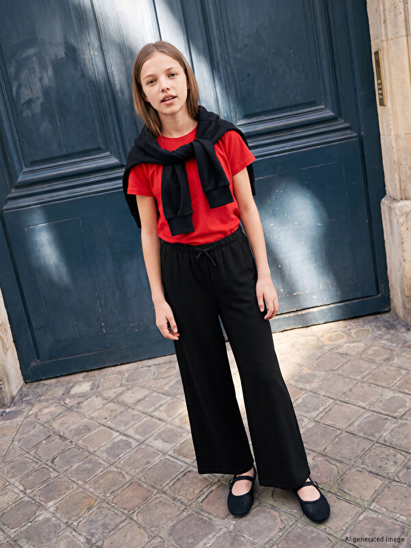 LCW Kids Wideleg Kız Çocuk Pantolon