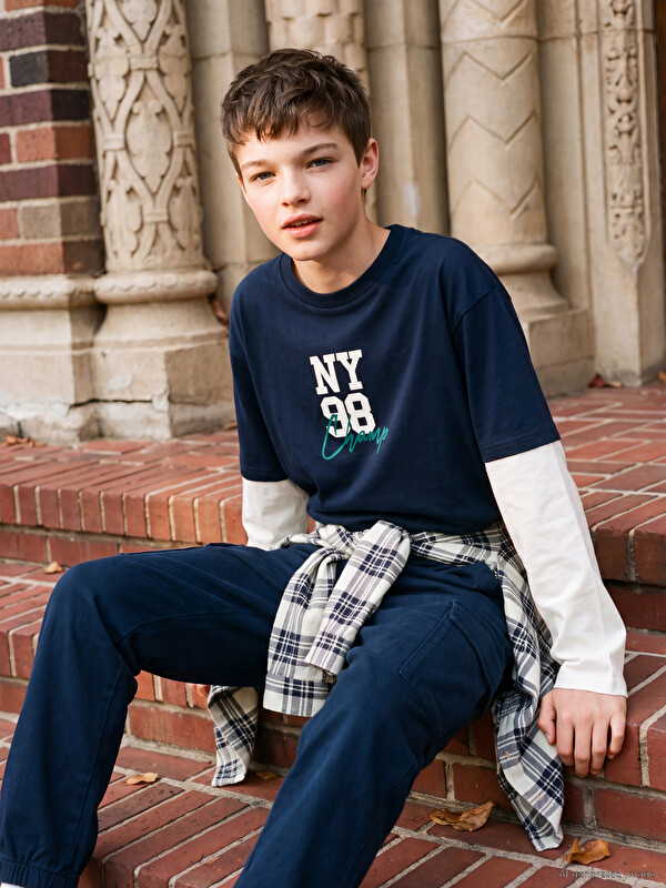LCW Kids Printed Boys' T-Shirt