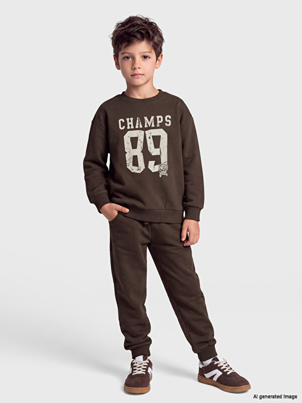 LCW Kids Printed Boys' Tracksuit Set