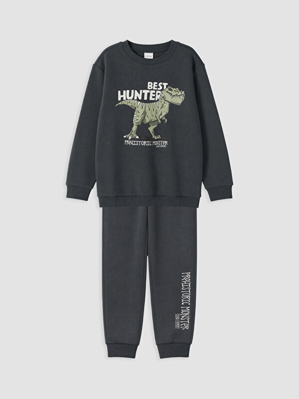 LCW baby Ensemble imprimé garçon en molleton 3 fils brossé
