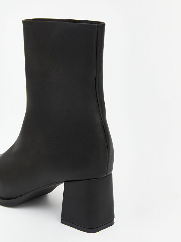 Lcw Steps Kahverengi Lcw Steps Süet Görünümlü Kalın Topuklu Bot