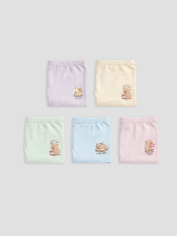LCW Kids Kız Çocuk Boxer 5'li