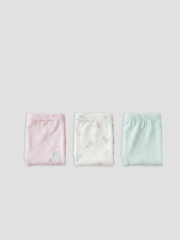 LCW Kids Kız Çocuk Boxer 3'lü