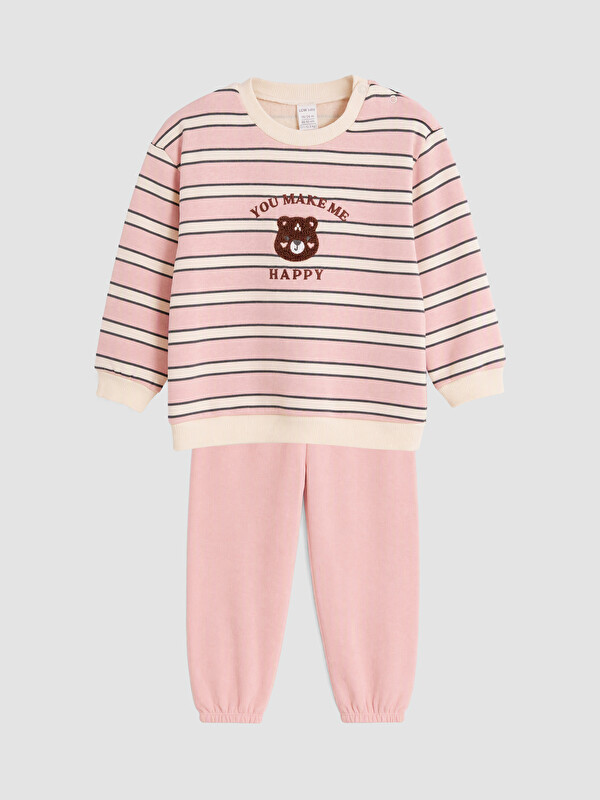 LCW baby Striped Baby Girls' Set