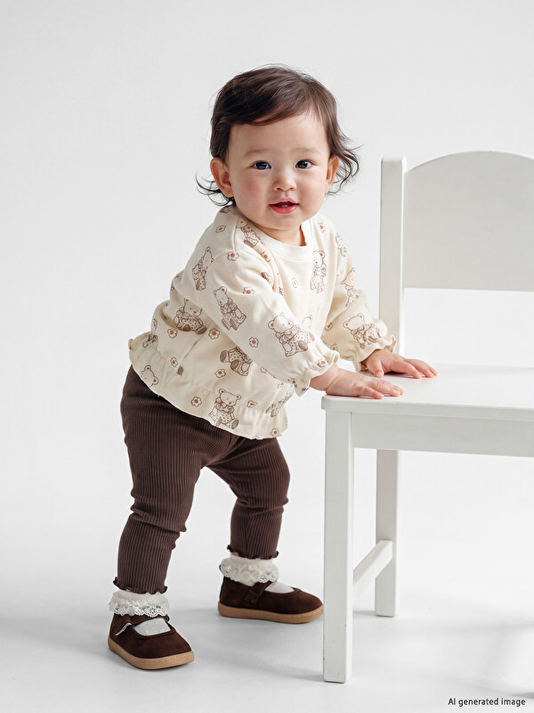 LCW baby Printed Baby Girls' Set