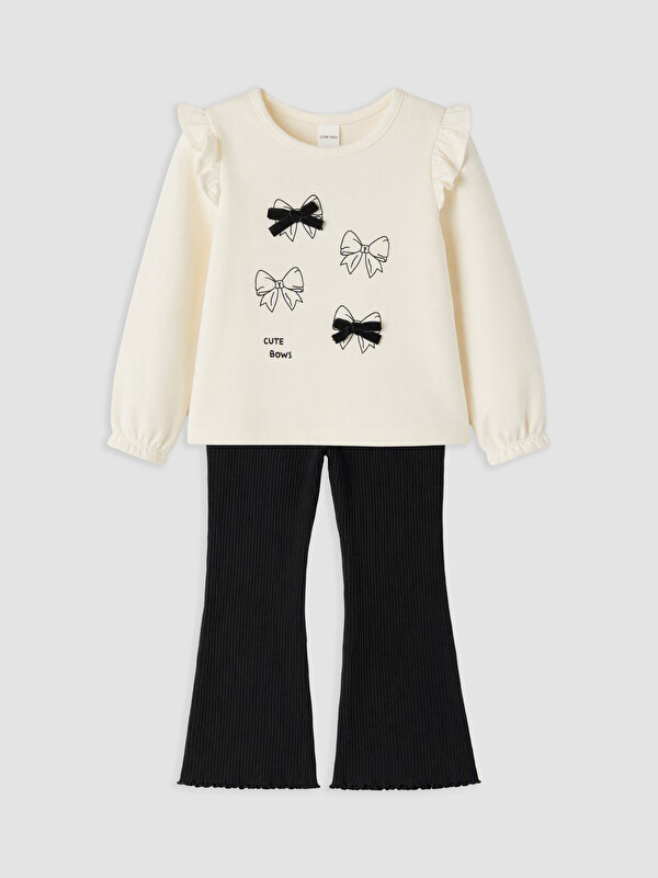 LCW baby Bebe djevojčica Ekru Set
