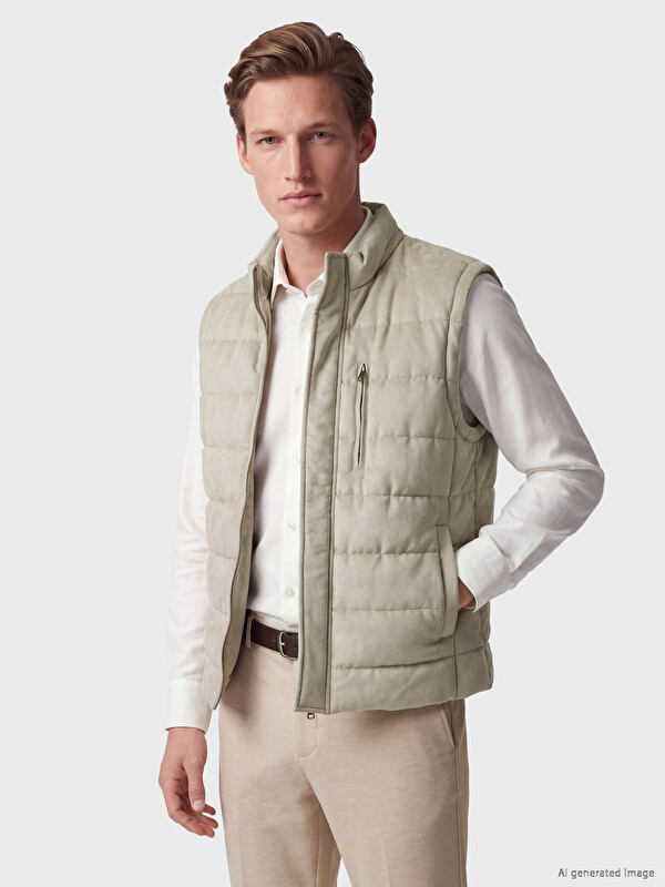 SOUTHBLUE Regular Fit Dik Yaka Erkek Şişme Yelek