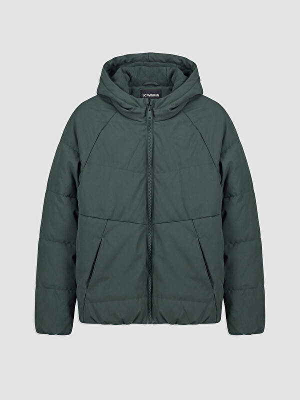 LCW Kids Kapüşonlu Erkek Çocuk Şişme Mont