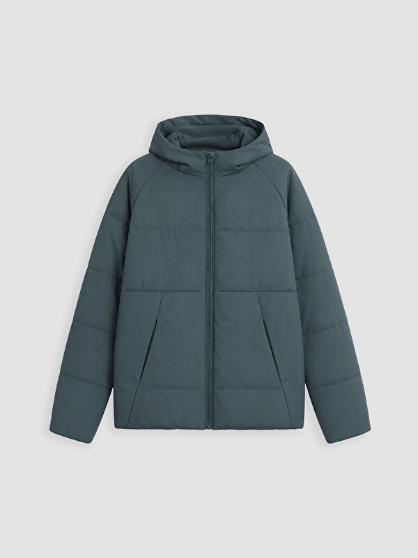 LCW Kids Kapüşonlu Erkek Çocuk Şişme Mont