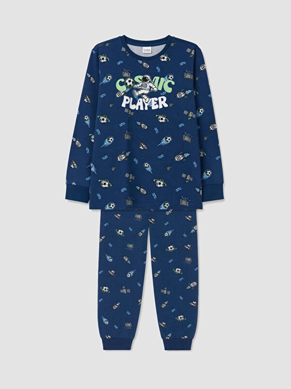 LCW Kids Set de pijama Petrol Băiat