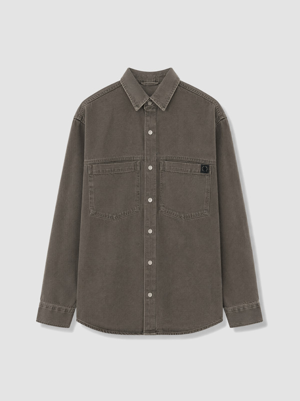LCW Jeans Man Green Denim Shirt