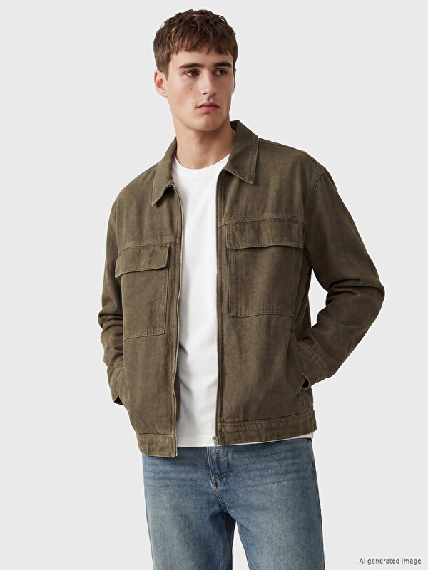 LCW Jeans پاڵتۆی جینز خاكی پیاو