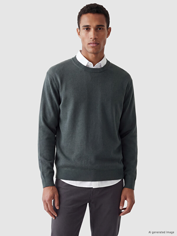 LCW Vision Man Petrol Sweater
