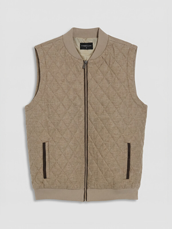 LCWAIKIKI Classic Regular Fit College Collar Men's Knitwear Vest