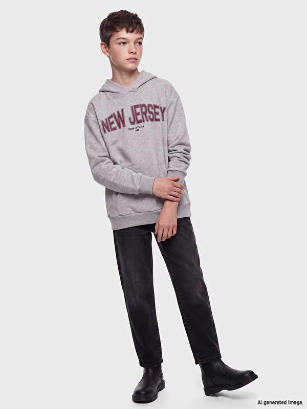 LCW Kids Baggy Fit Erkek Çocuk Jean Pantolon