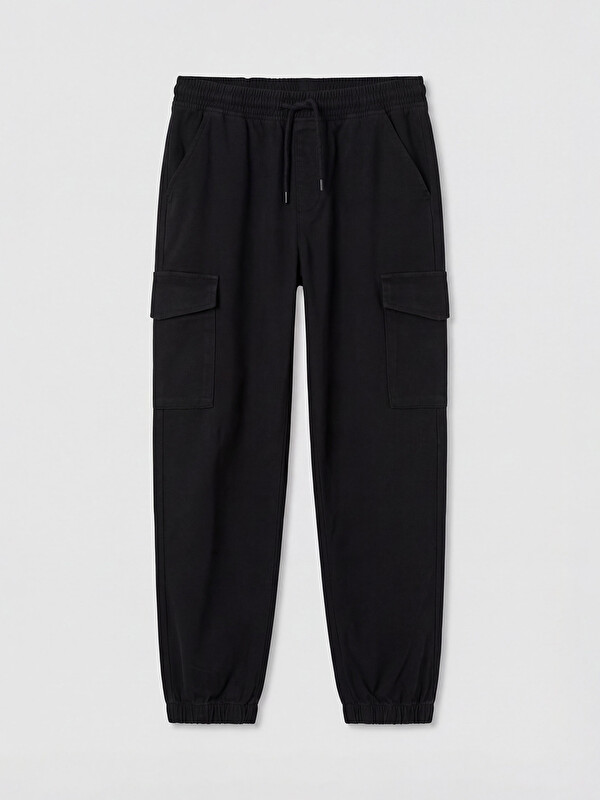 LCW Kids Erkek Çocuk Gabardin Kargo Pantolon