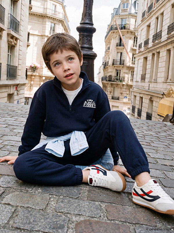 LCW Kids Set băieți cu imprimeu New York
