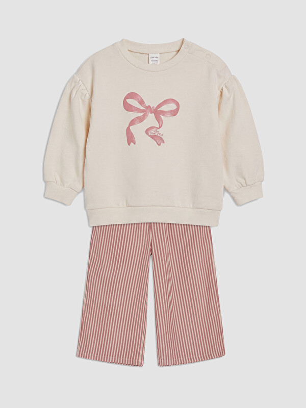 LCW baby Baby-Mädchen Ecru Set