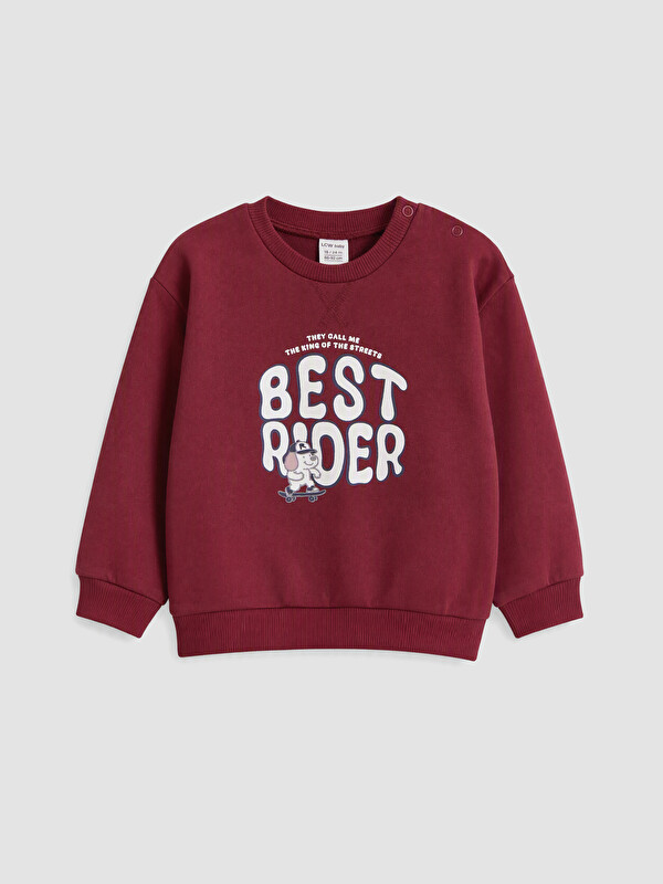 LCW baby Baskılı Erkek Bebek Sweatshirt