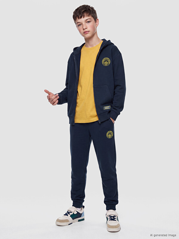 LCW Kids Fenerbahçe Printed Boys' Tracksuit Set