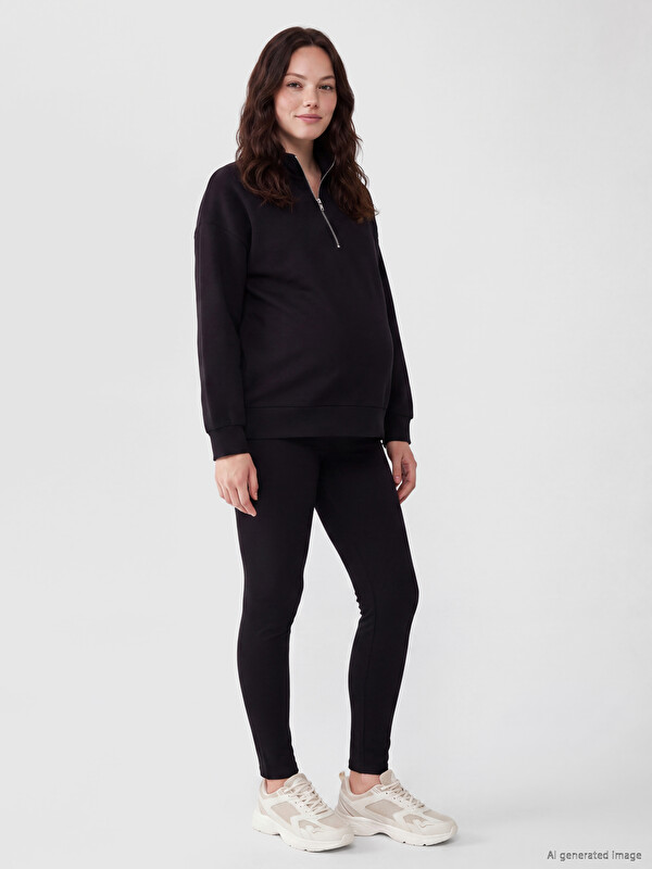 LCW Comfort Woman Black Leggings