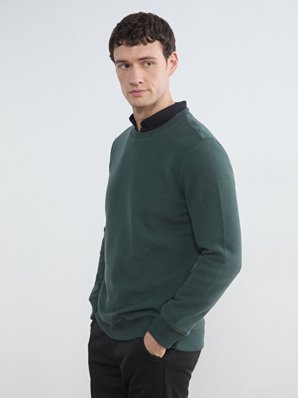 SOUTHBLUE Bisiklet Yaka Erkek Sweatshirt	