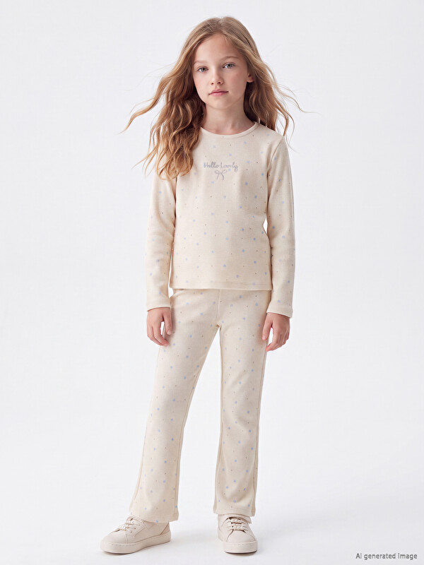 LCW Kids Leggins të zgjeruara për vajza, dy pako