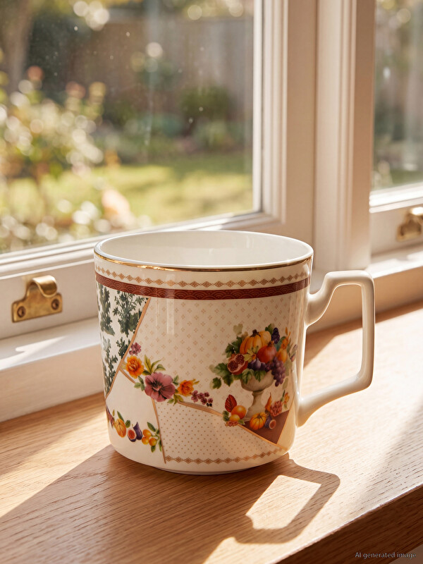 LCW HOME Фарфоровая кружка с принтом 340 ml