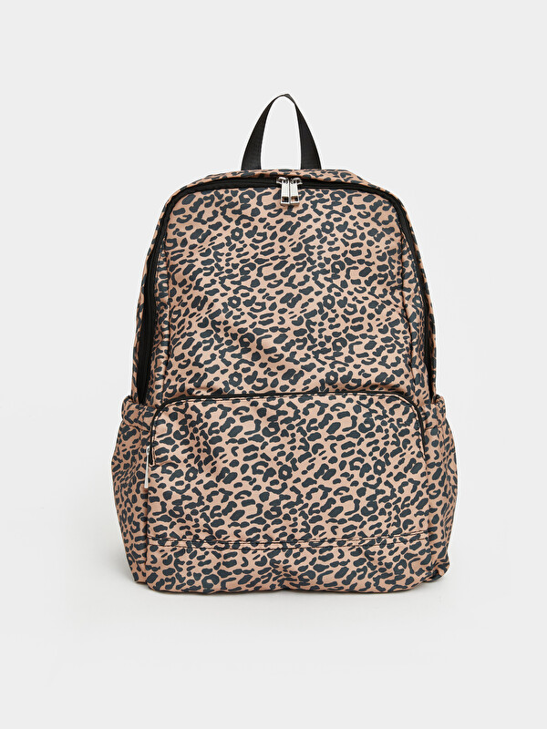 LCW ACCESSORIES Леопардовый Принт Женский Рюкзак