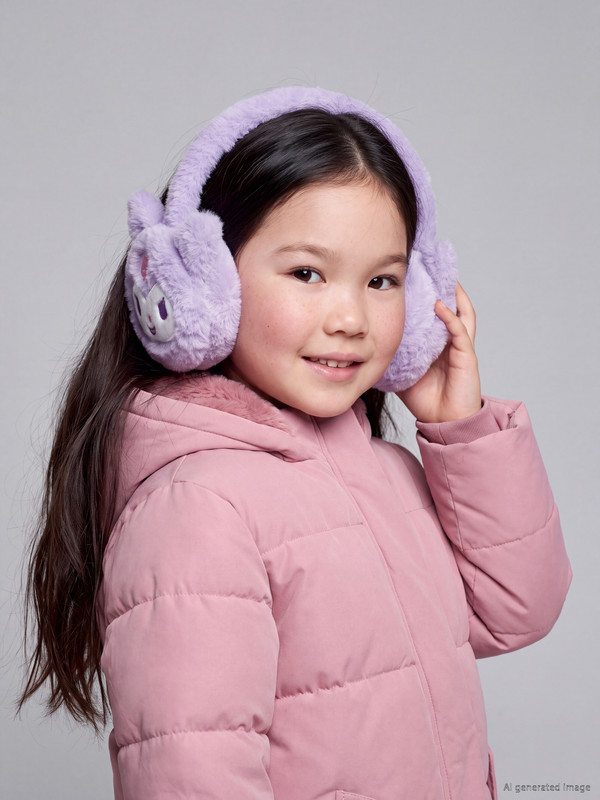 LCW ACCESSORIES Kuromi Figürlü Pelüş Kız Çocuk Kulaklık