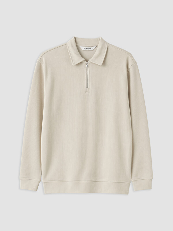 LCW Vision Man Beige Sweatshirt