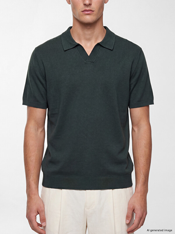 LCW Vision Man Green Sweater