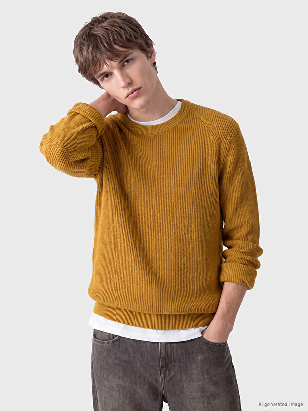 XSIDE Crew Neck Men's Knitwear Sweater