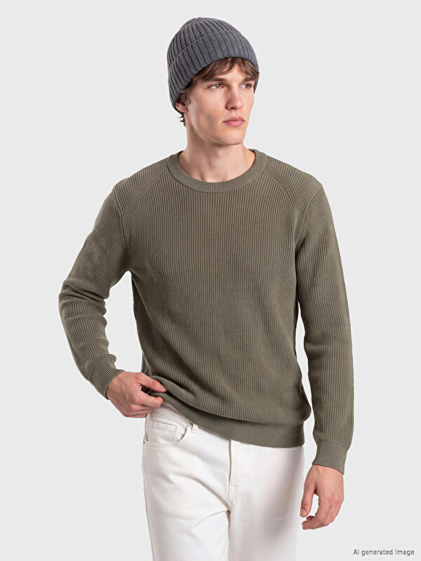XSIDE Crew Neck Men's Knitwear Sweater
