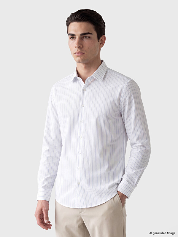 LCW BUSINESS Man Blue Shirt