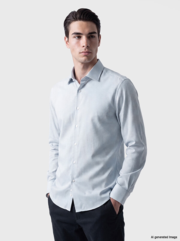 LCW BUSINESS Man Blue Shirt