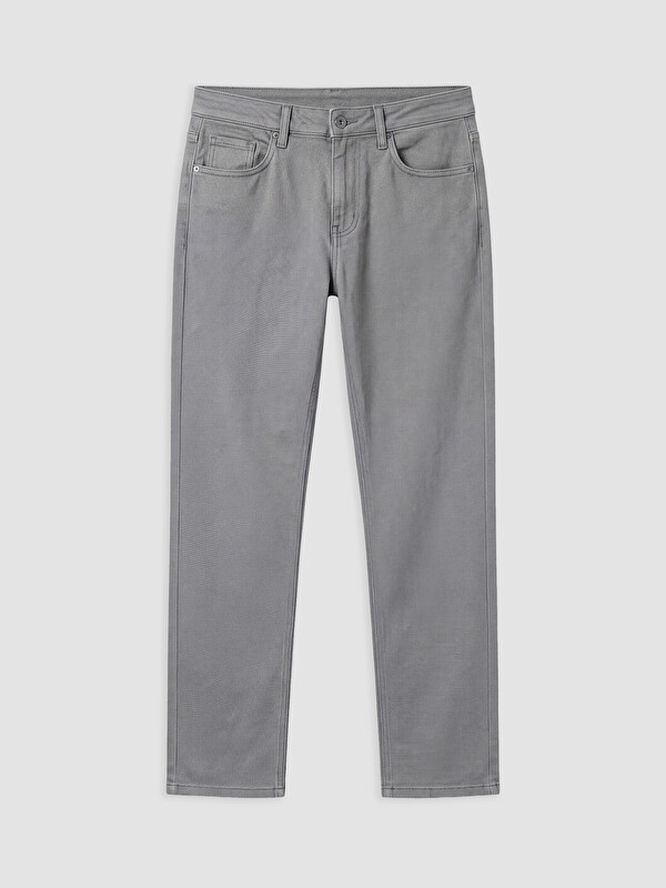 LCWAIKIKI Classic Man Grey Chino Trousers