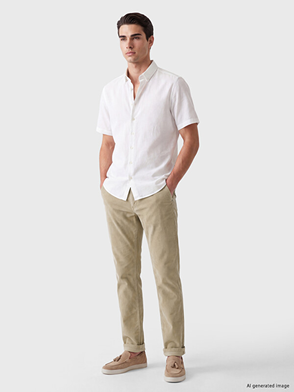LCWAIKIKI Classic Regular Fit Velvet Men's Trousers