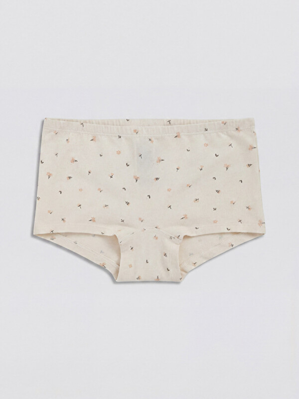 LCW Kids Çiçekli Kız Çocuk Boxer