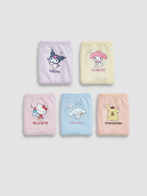 LCW Kids Hello Kitty ve Arkadaşları Lisanslı Kız Çocuk Külot 5'li