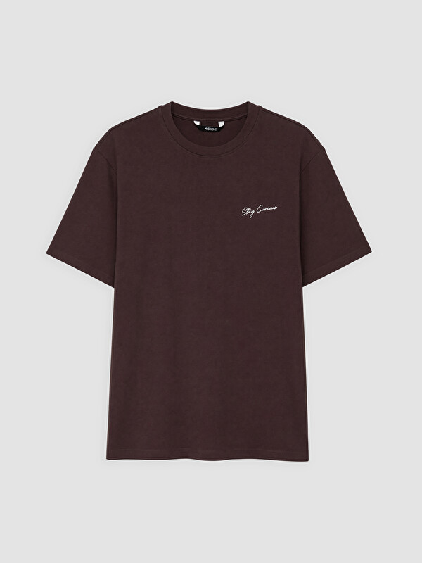 XSIDE Man Bordeaux T-Shirt