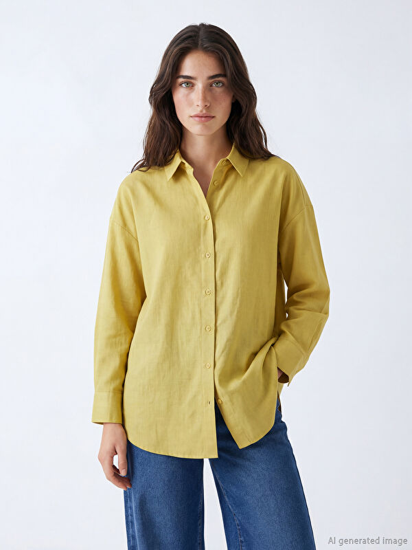 LCW Modest Poplin Women's Shirt