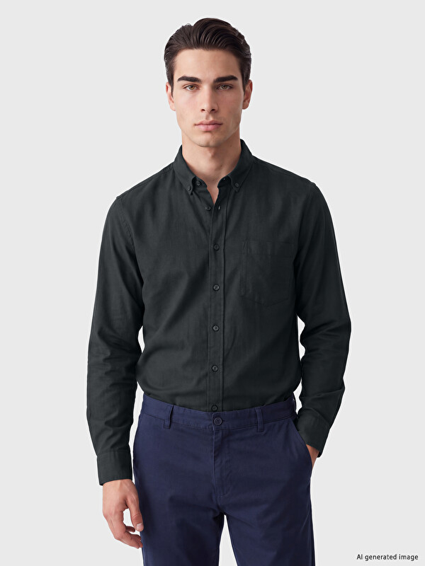 LCWAIKIKI Classic Regular Fit Oxford Erkek Gömlek